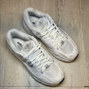 Women’s Adidas Classic White Mesh Sneakers